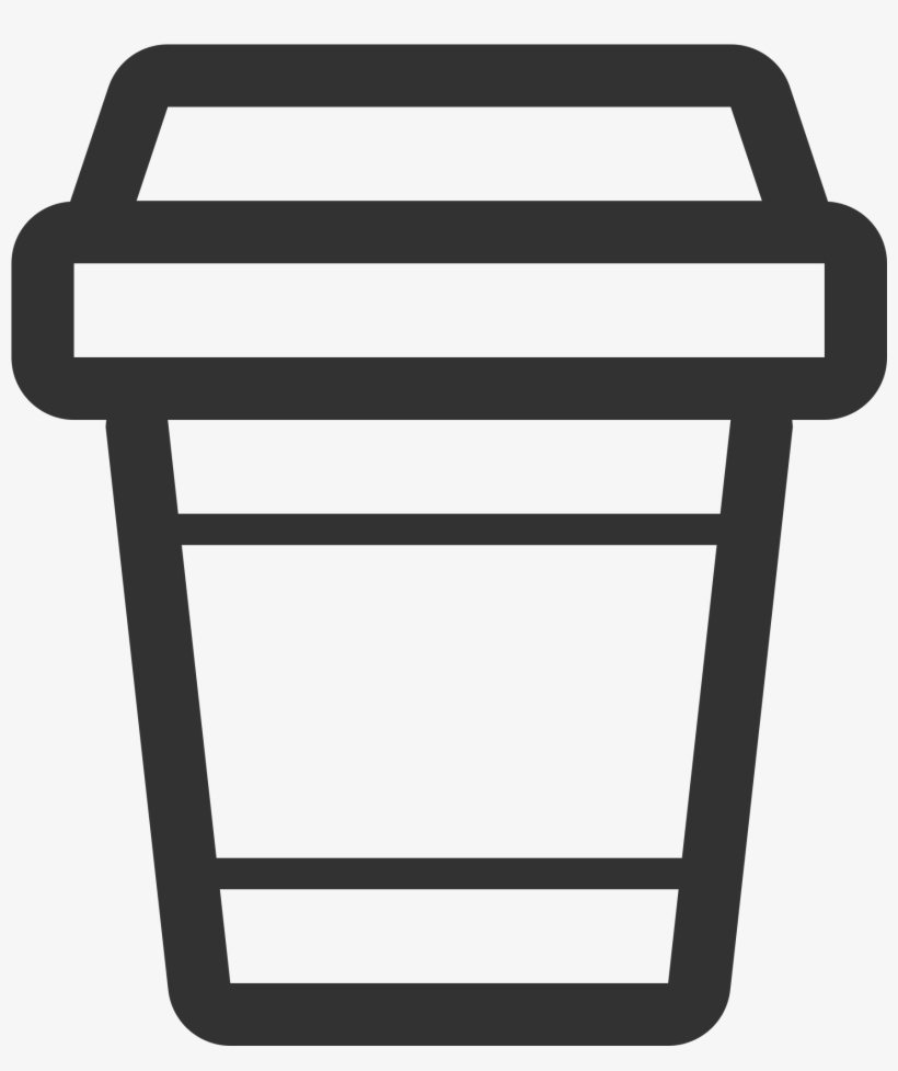 Open - Take Away Cup Icon, transparent png download