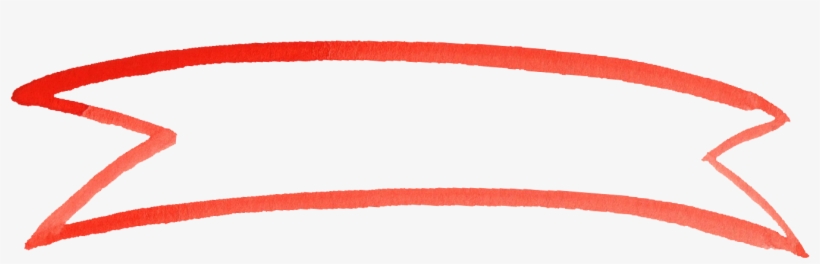 7 Orange Watercolor Banners - Orange Banner Png, transparent png download