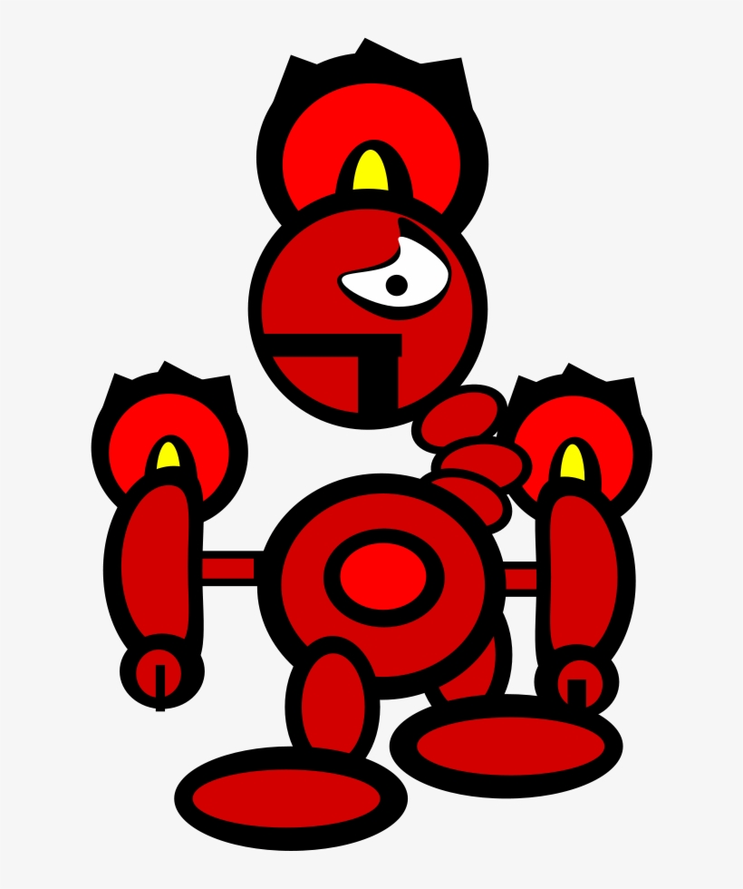 Fire Robot Clipart Png, transparent png download