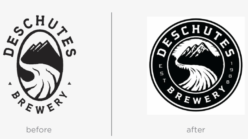 The Round Holding Shape And Reversed Type Creates More - Deschutes Brewery, transparent png download
