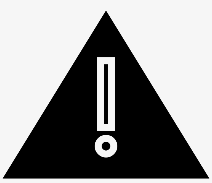 Hazard Sign - - Signo De Admiración Vector, transparent png download