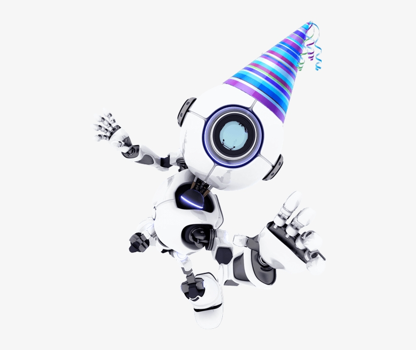 Birthday Parties - Robot, transparent png download