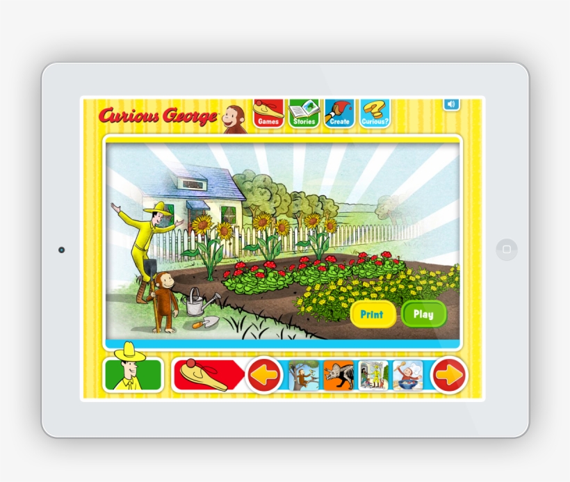 Prev - Curious George, transparent png download