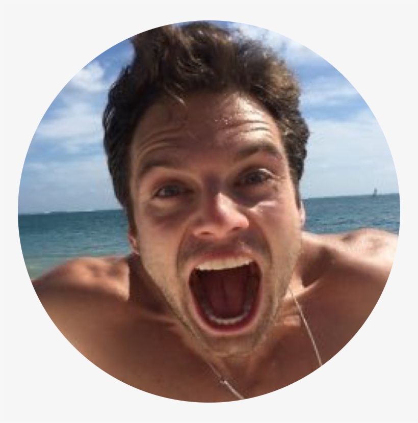 Find This Pin And More On Seb Stan By Carter9122 - Sebastian Stan At The Beach, transparent png download