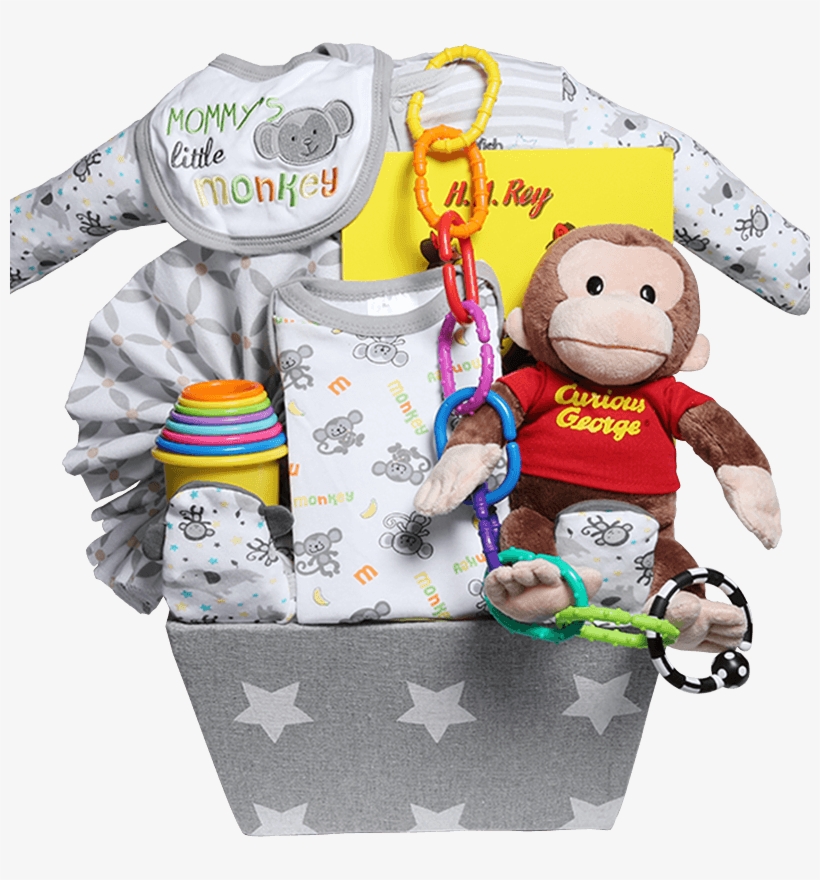 Gifting Curious George - Plush, transparent png download