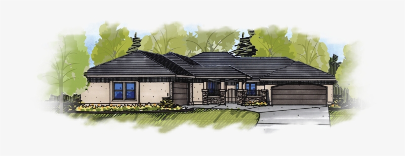 Plan 2483 Home Elevation - House, transparent png download