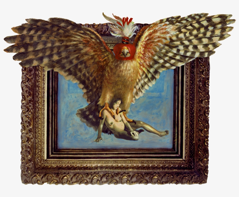 Oil And Collage On Arches 300lb Prepared Paper - Hawk, transparent png download