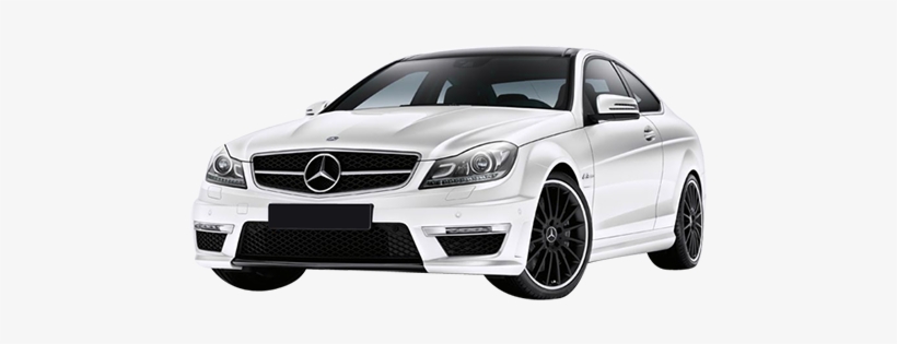 Mercedes-benz - White C250 Coupe 2013, transparent png download