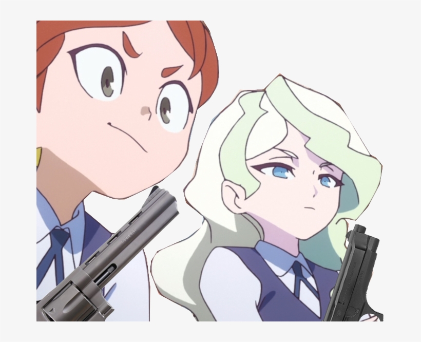 Living Life On The Edge - Little Witch Academia Gun, transparent png download