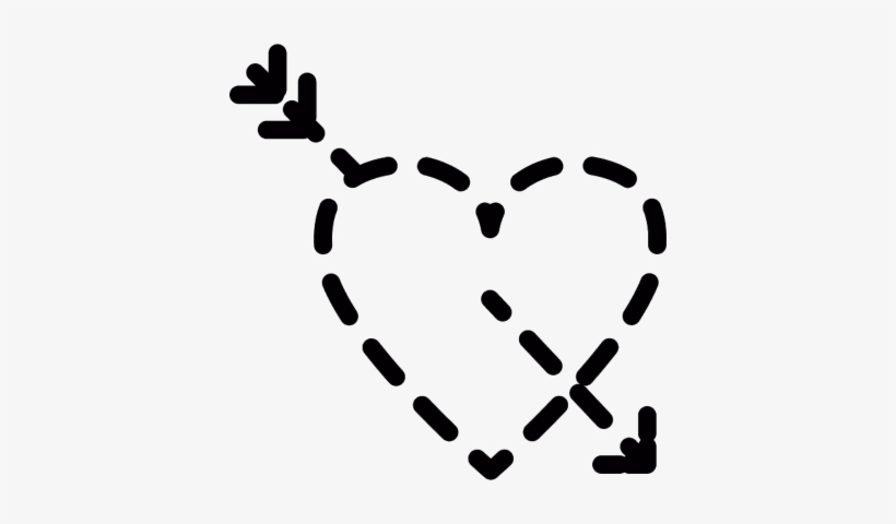 Heart Tattoo Vector - Calculate Radial External Screen Tube, transparent png download