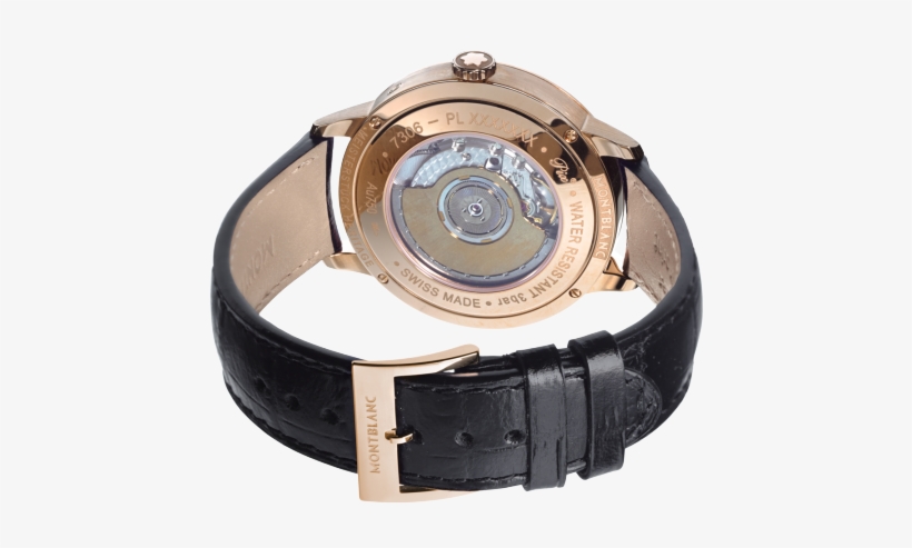 Montblanc Heritage Spirit Perpetual Calendar Rose Gold/leather - Patek Philippe Mechanical Watch, transparent png download