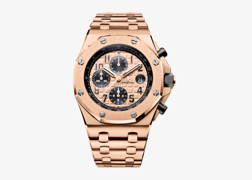 Royal Oak Offshore Chronograph, 26470or - Ap Royal Oak Offshore Gold, transparent png download