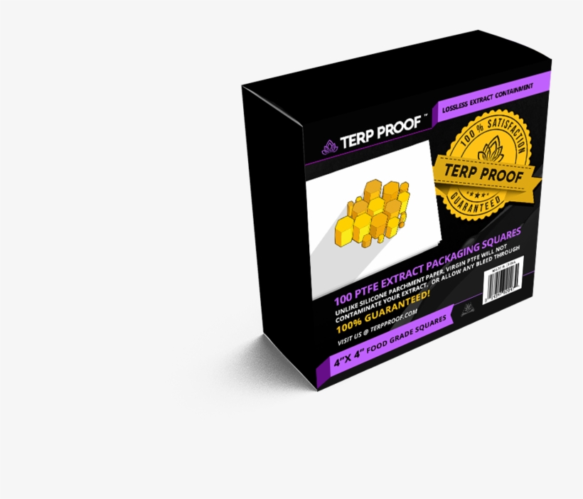 4" X 4" - Terp Proof Ptfe, transparent png download