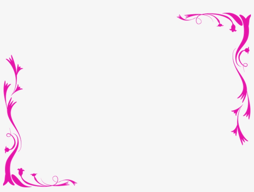 Pink Certificate Border Template
