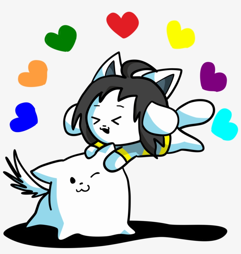 Temmie And Annoying Dog Are Determined To Drive People - Temmie And Annoying Dog, transparent png download