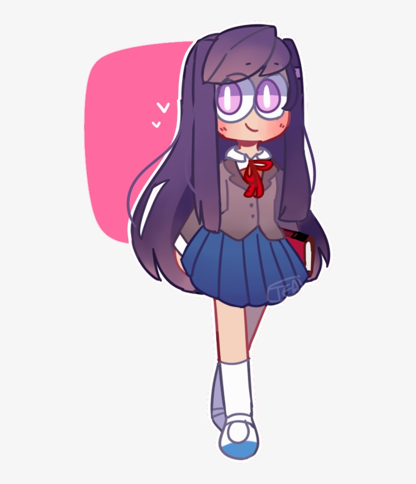 Find This Pin And More On Doki Doki Literure Club By - Transparent Ddlc Yuri, transparent png download