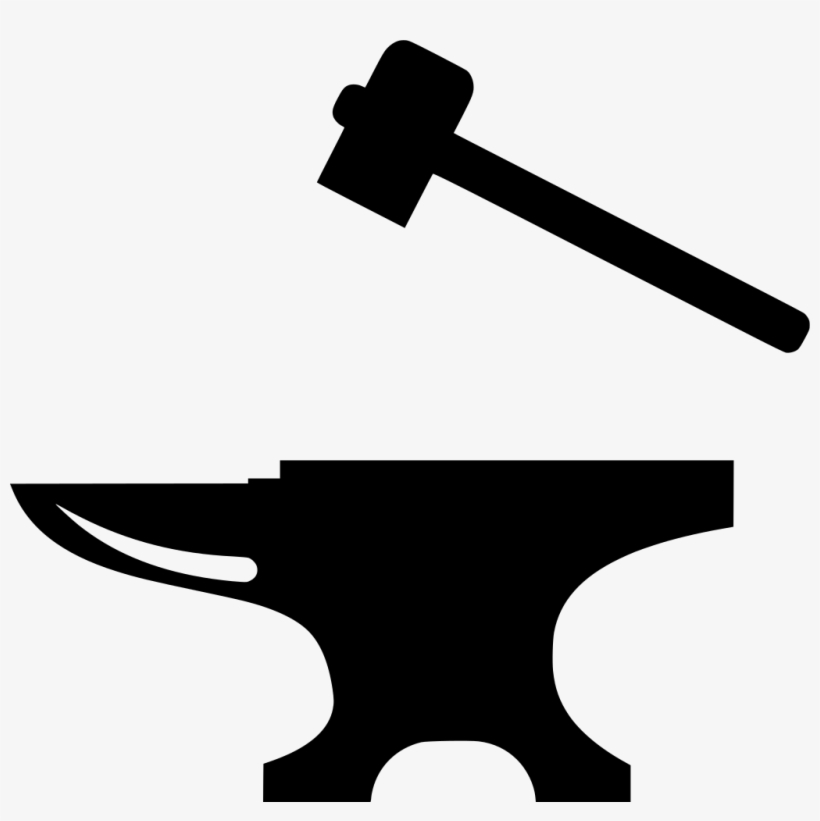 Download Png - Hammer And Anvil Clipart, transparent png download
