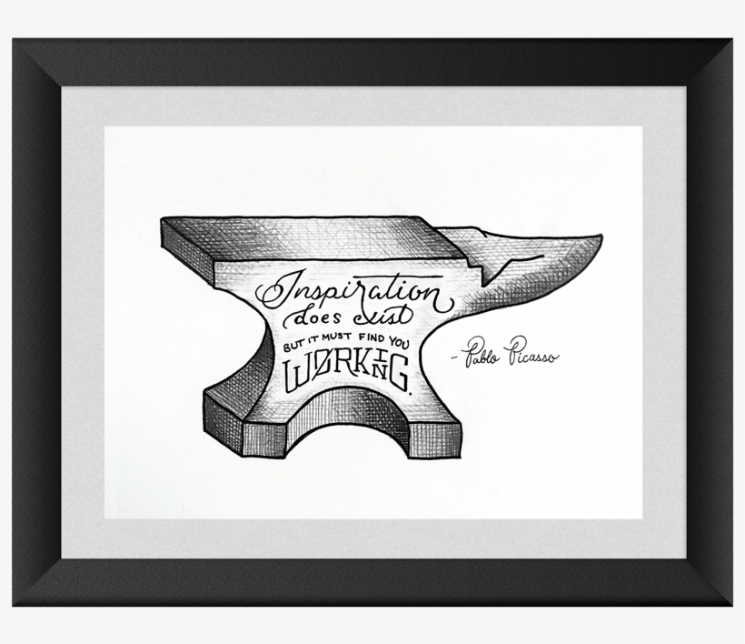Inspiration Exists - Inspiration Does Exist, But It Must Find You Working., transparent png download