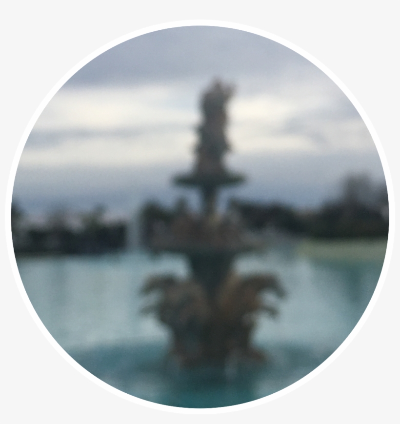 Png Pngstickers Fountain Blurry Very Old Fountain How - Portable Network Graphics, transparent png download