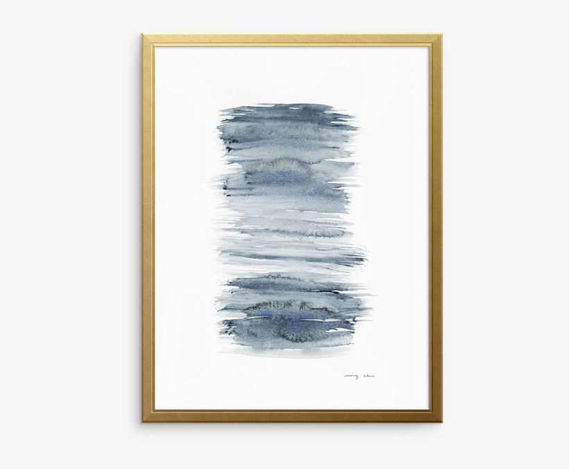 A Vertical/portrait Gold Frame Contains An Art Print - Urbanwalls, transparent png download