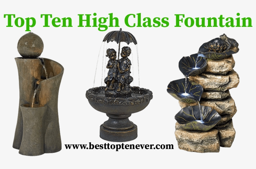 Top Ten Fountain - Modern Sphere Curve Cascading 39 1/2" High Fountain, transparent png download