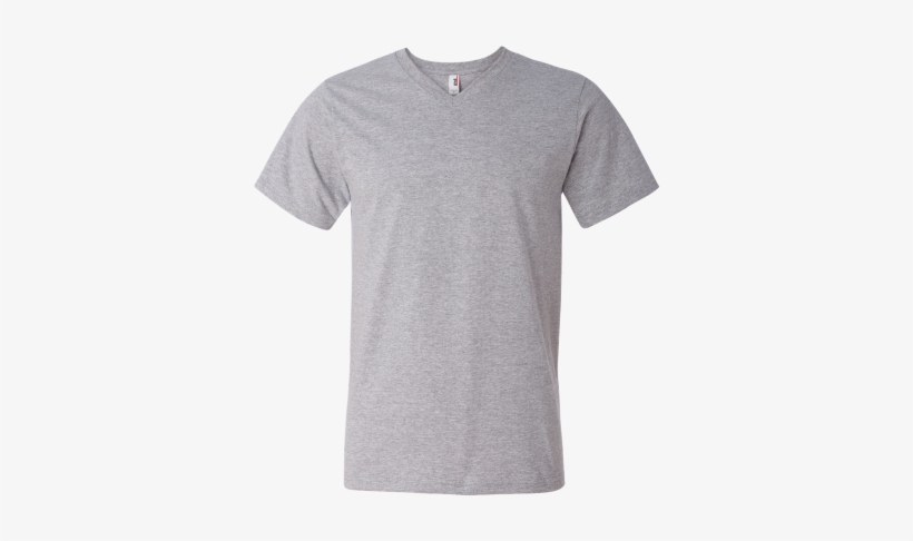 Anvil Fashion Fit V Neck T Shirt - Women's Slouchy Tee 8816, transparent png download