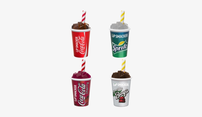 Coke Cups 4-piece Lip Balm Collection - Lip Smacker Coca Cola, transparent png download