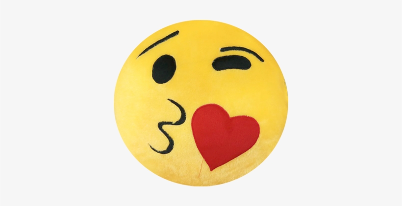 Personalized Love Emoji Cushion - Cushion, transparent png download