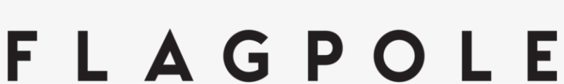 Flagpole Wordmark - Black-and-white, transparent png download