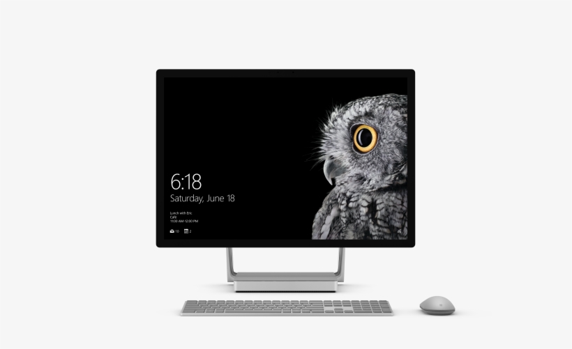 Microsoft Targets Designers With New Surface Studio - Microsoft Surface Studio Screen, transparent png download