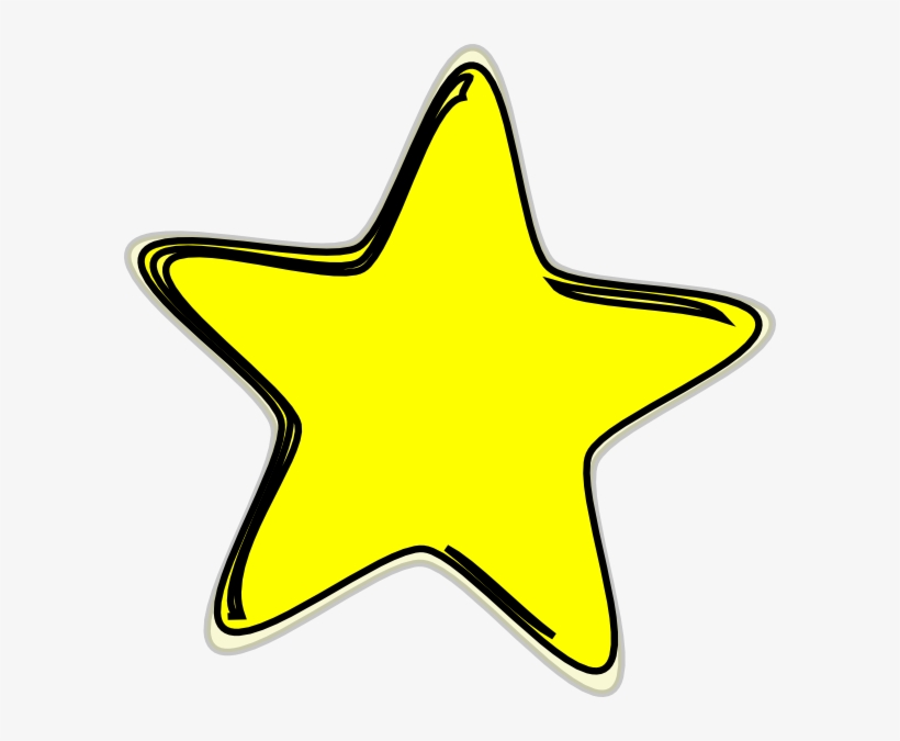 D Star At Getdrawings Com Free - Clip Art Yellow Star, transparent png download