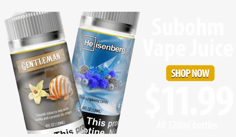 Subohm Vape Juice - Vape Shop, transparent png download