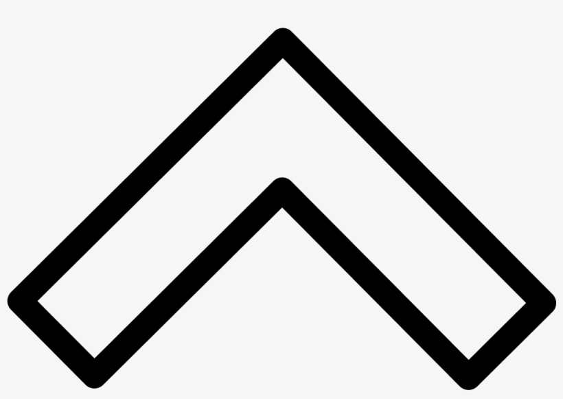Chevron Up Icon - White Chevron Icon Png, transparent png download