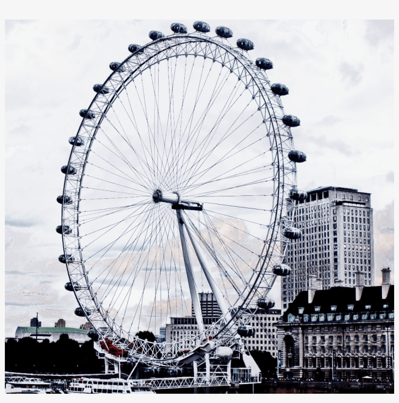 Free London Eye Png File - London Eye, transparent png download