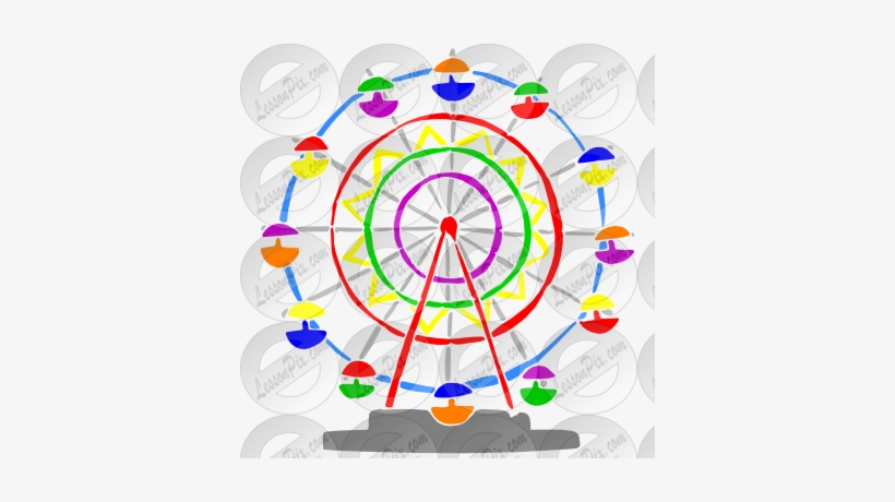 Ferris Wheel Clipart Transparent - Ferris Wheel Clip Art, transparent png download