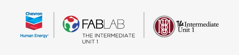 Logos Of Chevron, Fab Lab Foundation, And Intermediate - Intermediate Unit 1, transparent png download