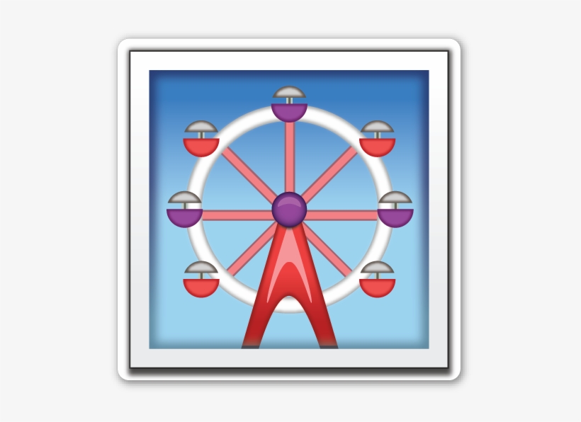 Source - Cdn - Shopify - Com - Report - Ferris Wheel - Ferris Wheel Emoji Png, transparent png download