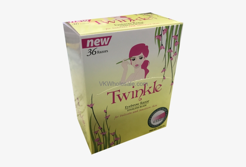 36 Pieces Twinkle (not Tinkle) Eyebrow Shaver Razor, transparent png download
