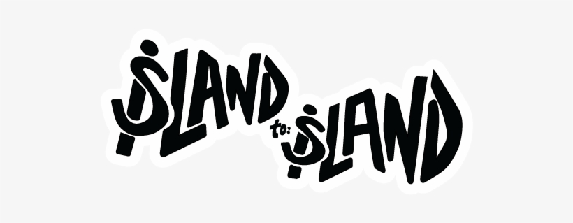 Large Black Island To Island Logo Large White Island - Logo, transparent png download