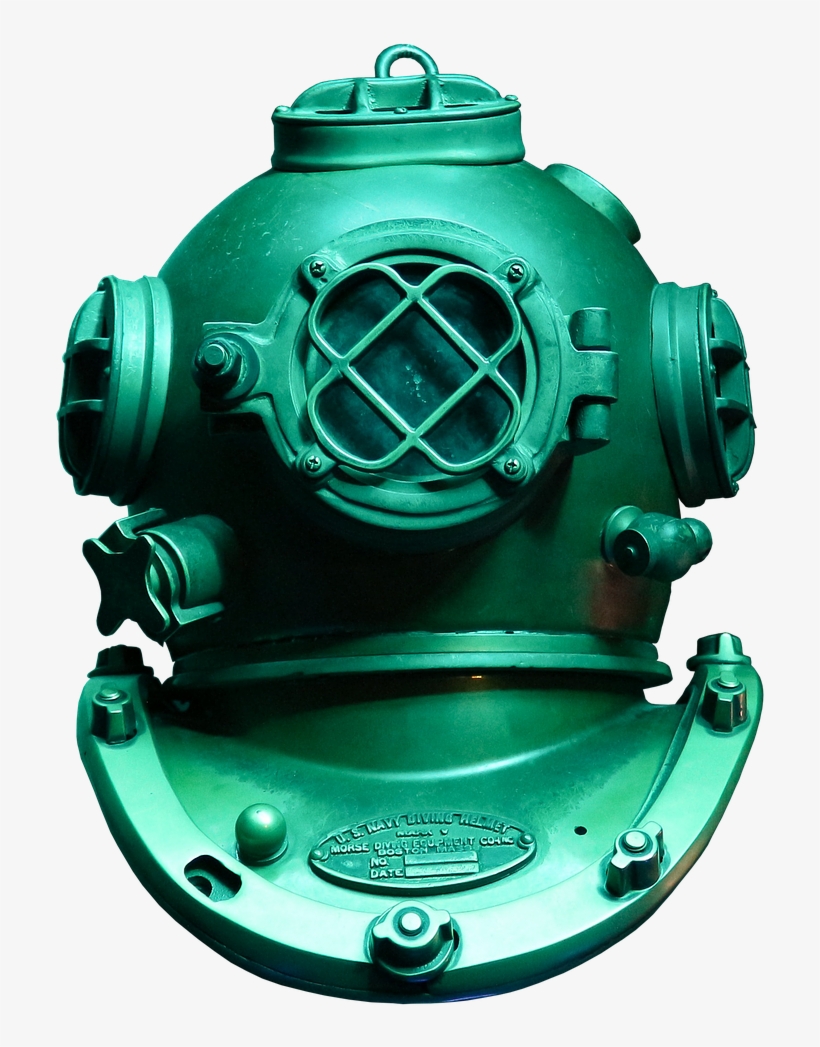 Divers Helmet,u,s,navy Diving Helmet,navy,usa,military - Color Double