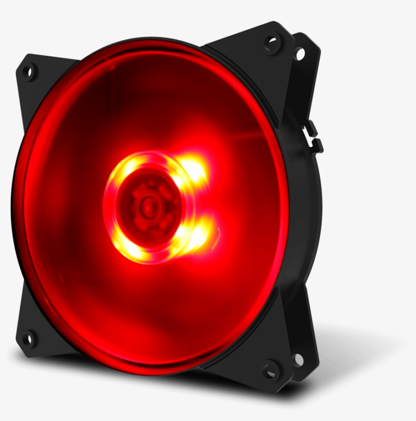 Quiet, Single Color Cooling - Cooler Master Fan Red, transparent png download