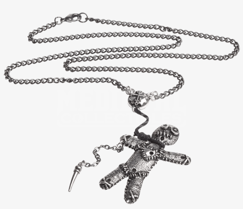 Item - Alchemy Gothic Voodoo Doll Pendant Necklace, transparent png download