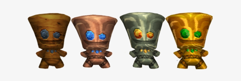 Cott Chapter Idols - Crash Of The Titans Voodoo Dolls, transparent png download