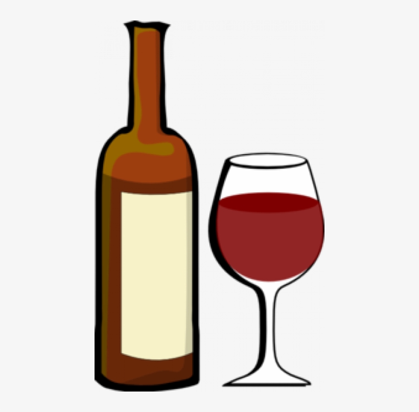 Bottle Of Wine Clipart, transparent png download