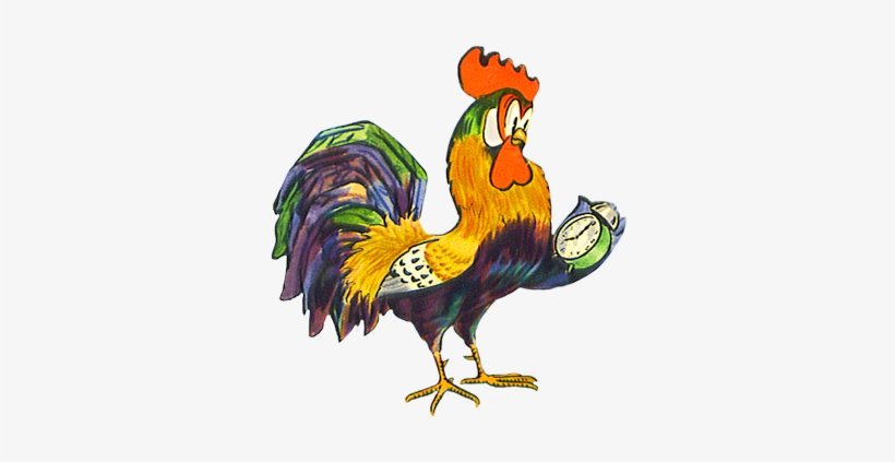Clock Clipart Bird - Rooster Nest Clipart Png, transparent png download