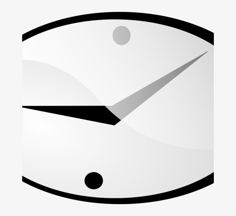 Line Art Black And White Cartoon Red Computer - Clock, transparent png download