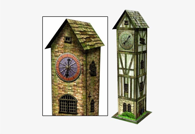 Clock Tower Paper Model - Tudor Clock Tower, transparent png download