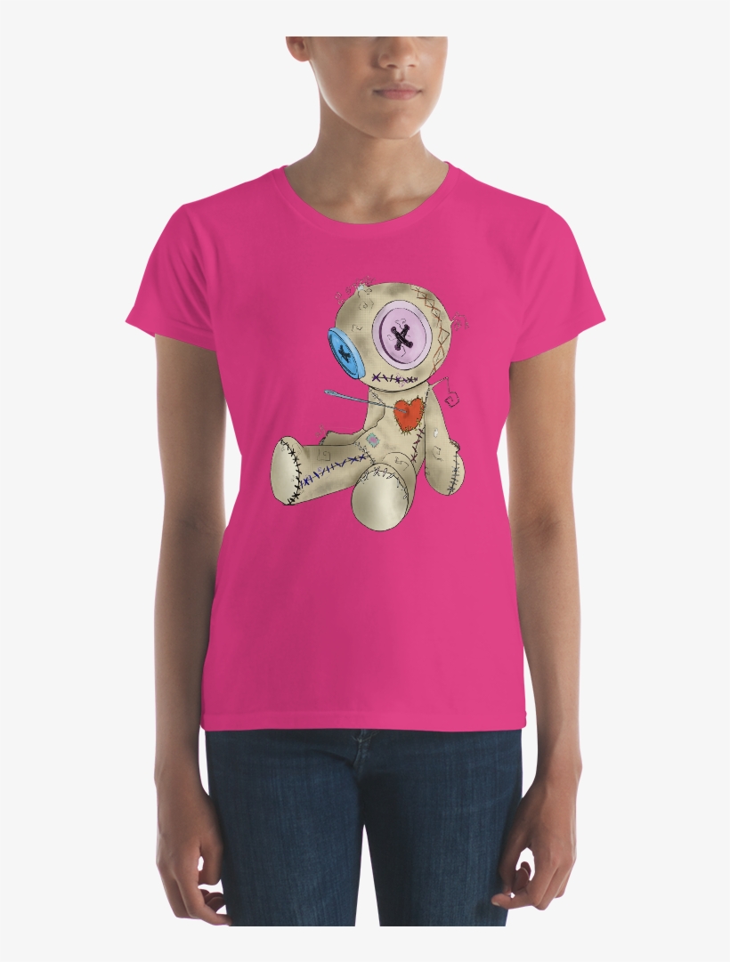 Women's Short Sleeve Voodoo Doll T-shirt - T-shirt, transparent png download