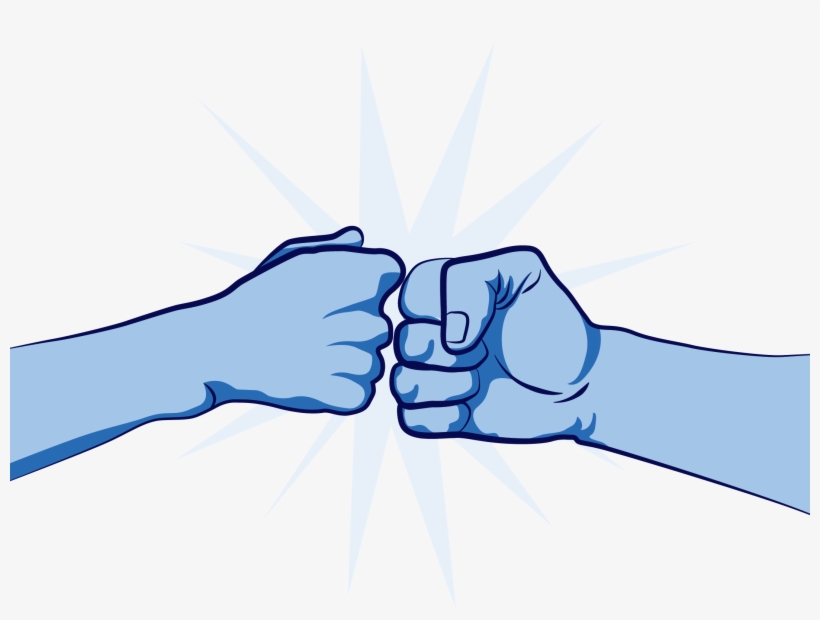 Fistbump 18 Jan 2017 - Nerd, transparent png download