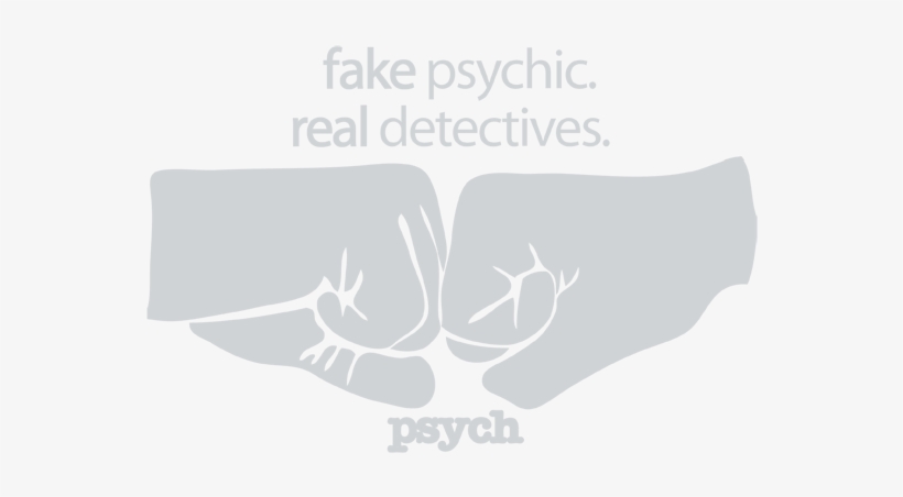 Psych Fist Bump Women's T-shirt - Illustration, transparent png download